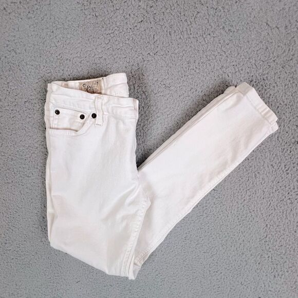 POLO RALPH LAUREN girls SKINNY JEANS WHITE SIZE 16 - Picture 3 of 10